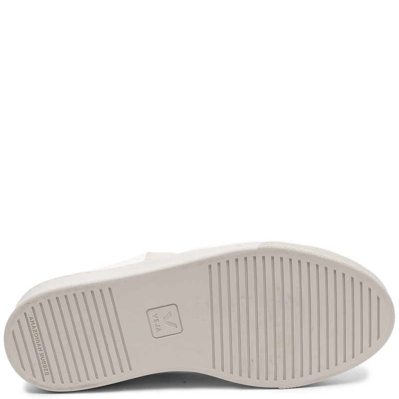 Veja Women's Leather White Sable Steel Sneakers