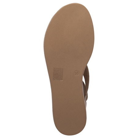  Inuovo Women's Leather Platform Sandals Rose Gold