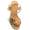 Laura Biagiotti Women Sandals On Heel Beige