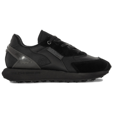Big Star Men's Black Half Shoes