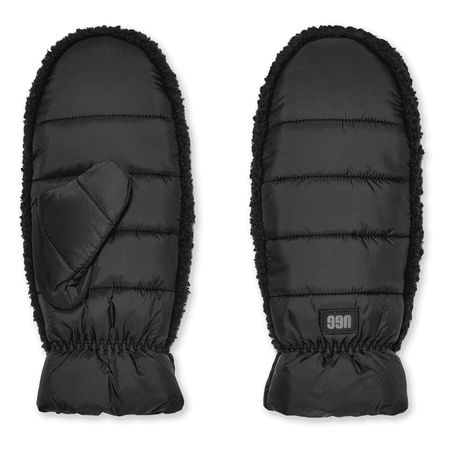 Ugg Rękawiczki Damskie W Aw Uggfluff MittenBlack