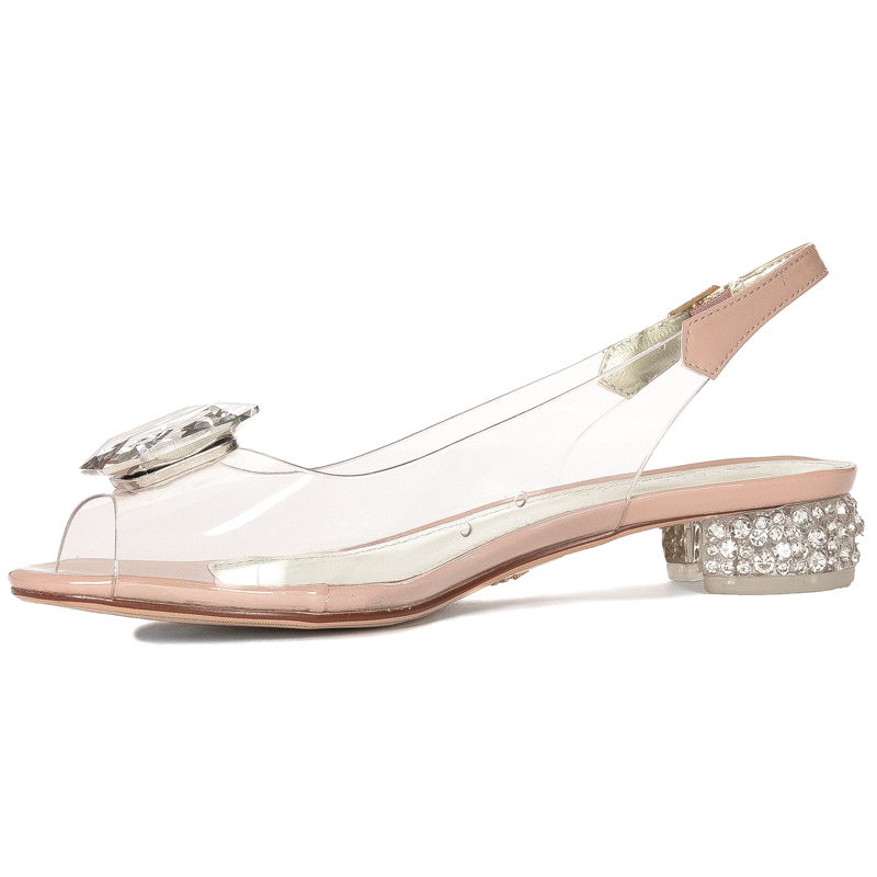 Sca'viola Women's Sandals On A High Heel Light Pink