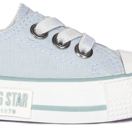 Big Star Trampki dziewczęce niemowlęce Blue niebieskie