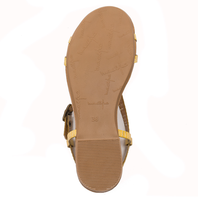 Maciejka women's yellow Sandals