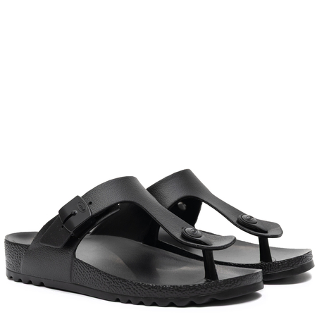 Scholl Japonki Klapki na Platformie Czarne F27454-1004