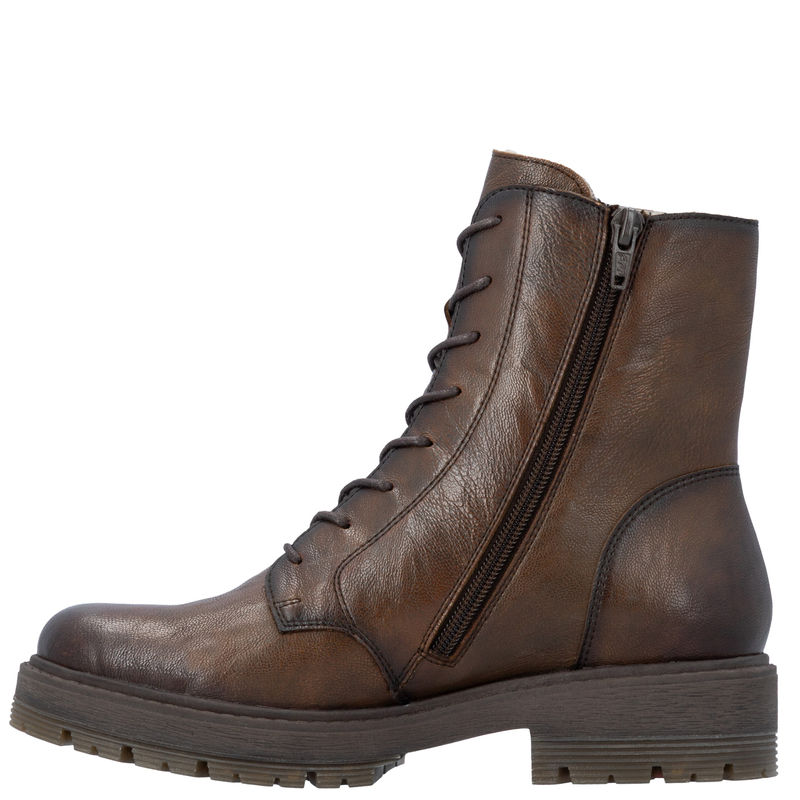 Rieker 75800-25 Insulated Ankle Boots Lace Up Brown 75800-25-BZN