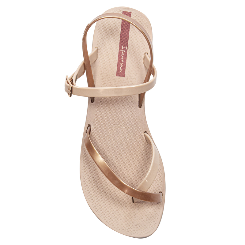 Ipanema Fashion Sand VIII Fem Pink Metallic Burgundy Slides