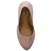 Maciejka Leather Pumps Platform Block Heel Pink Nude 02629-28/00-1