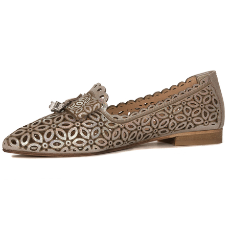 Boccato 010-724-150 Silver Flat Shoes
