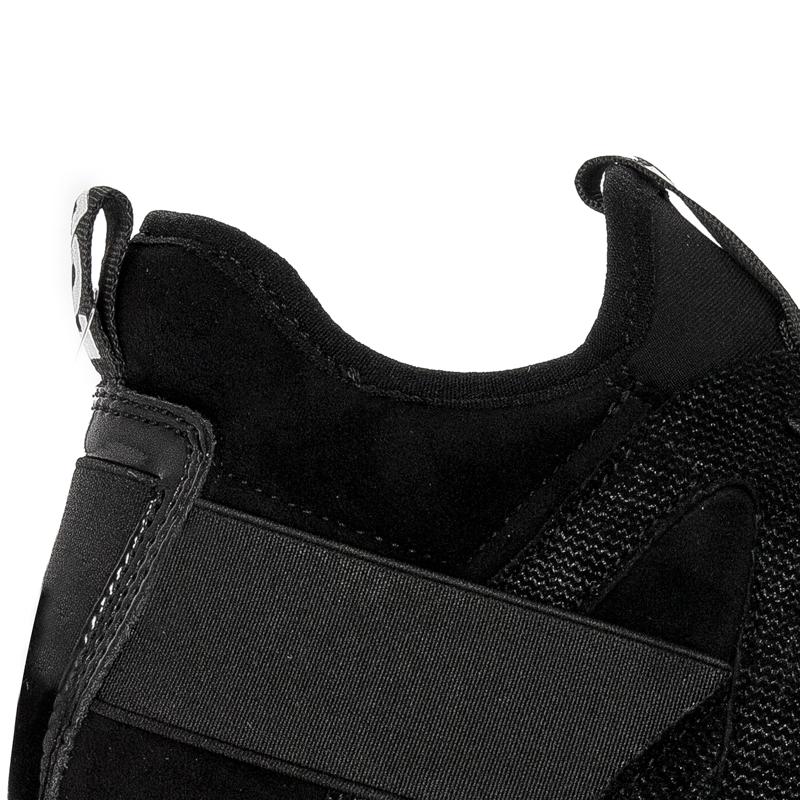 Półbuty Sneakersy damskie Filippo skórzane czarne