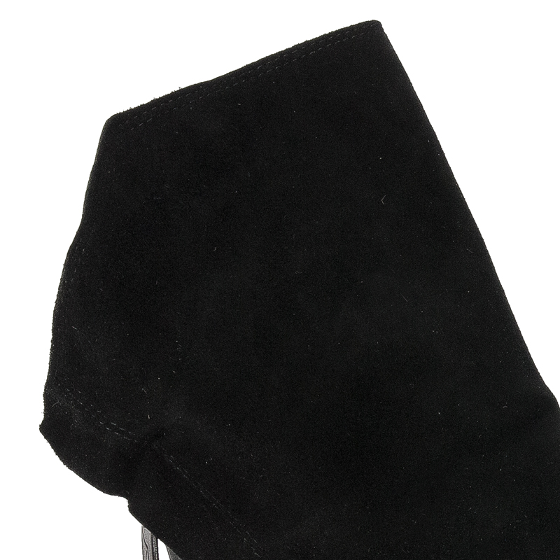 Visconi Women's high-heeled boots in natural leather black