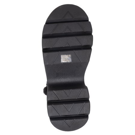 Guess Botki Damskie Na Platformie Botki Z Futrzanym Obszyciem Czarne FLFBRDESU10-BLK