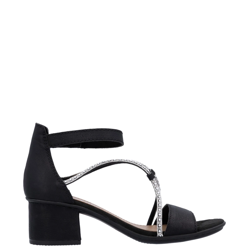 Rieker Women's Black Sandals