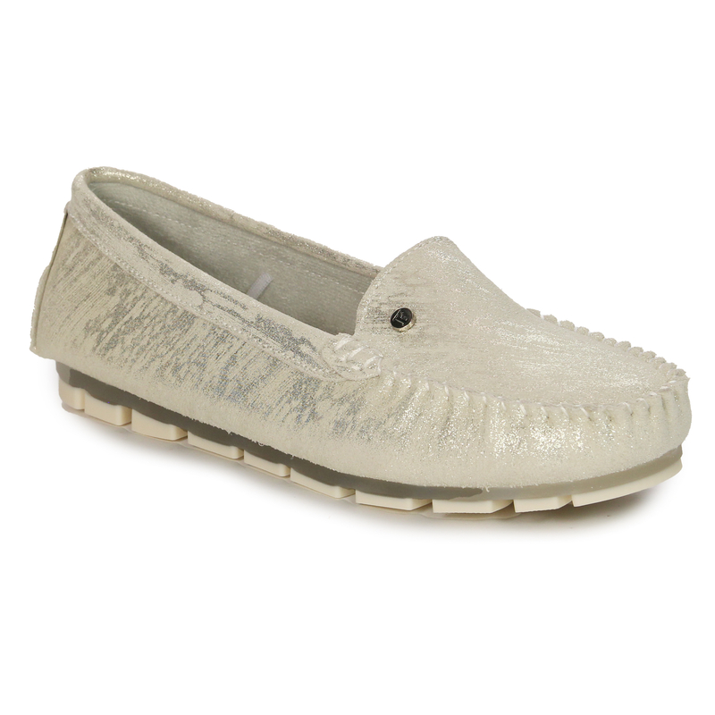 Filippo Women's Moccasins Leather Gold