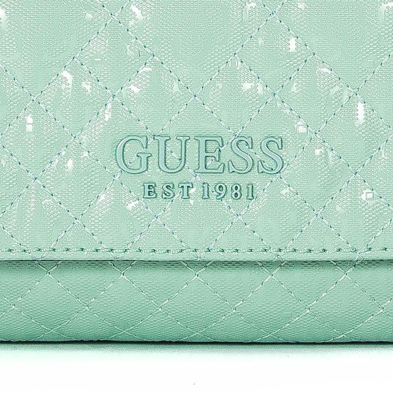 Guess HWSY76 66190 QUEENIE TOP HANDLE FLAP AQU Totes Bag