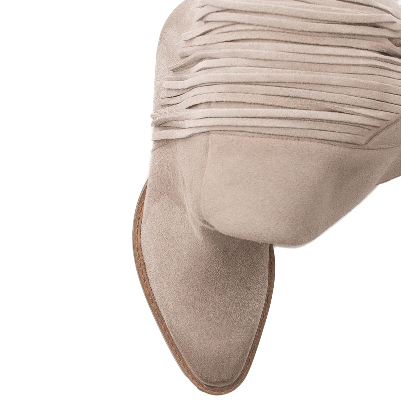 Maciejka 05774-10/00-6 Dark Beige Knee-High Boots