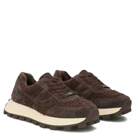 Filippo Leather Sneakers Brown DP8001-26-D-BR