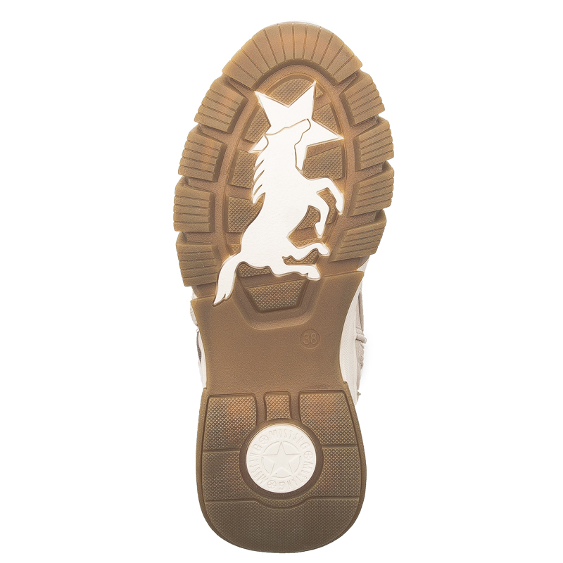 Mustang Botki damskie ocieplane Ivory