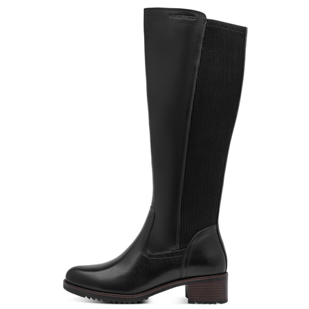 Marco Tozzi Comfortable, Warm, Flexible Over-the-Knee Boots, Black, 2-25507-47-001