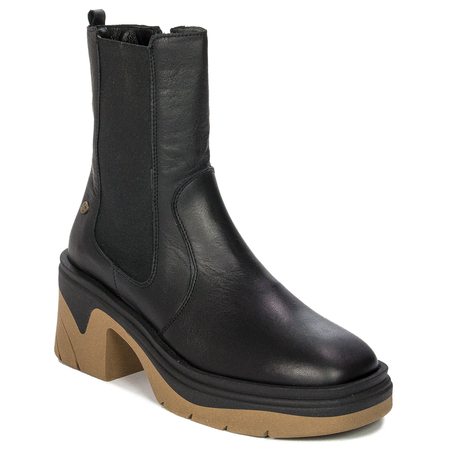 Maciejka 05746-10/00-7 Black+Dark Beige Boots