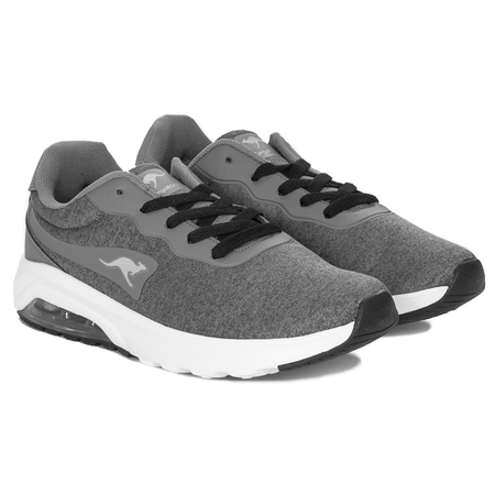 Kangaroos Sneakers halfshoes for women Steel Grey/Jet Black