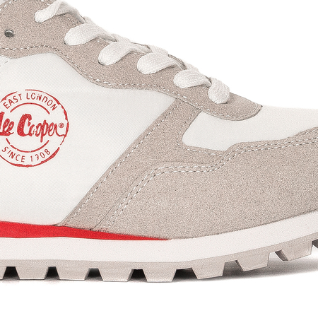 Lee Cooper Sneakersy półbuty damskie White Białe