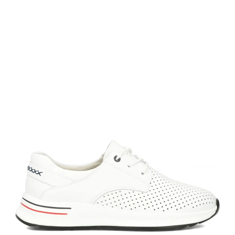 Filippo Leather White Low Shoes