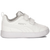 Puma Courtflex v2 V Inf White Velcro shoes for children