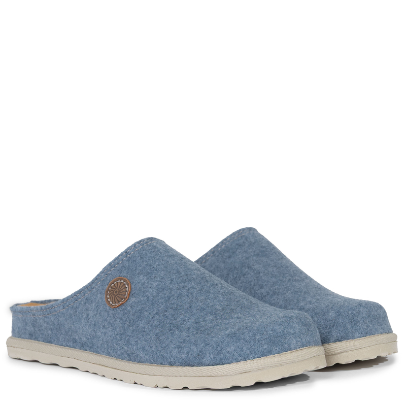 Inblu Filcowe Kapcie Damskie Niebieskie CS000047-BLUE