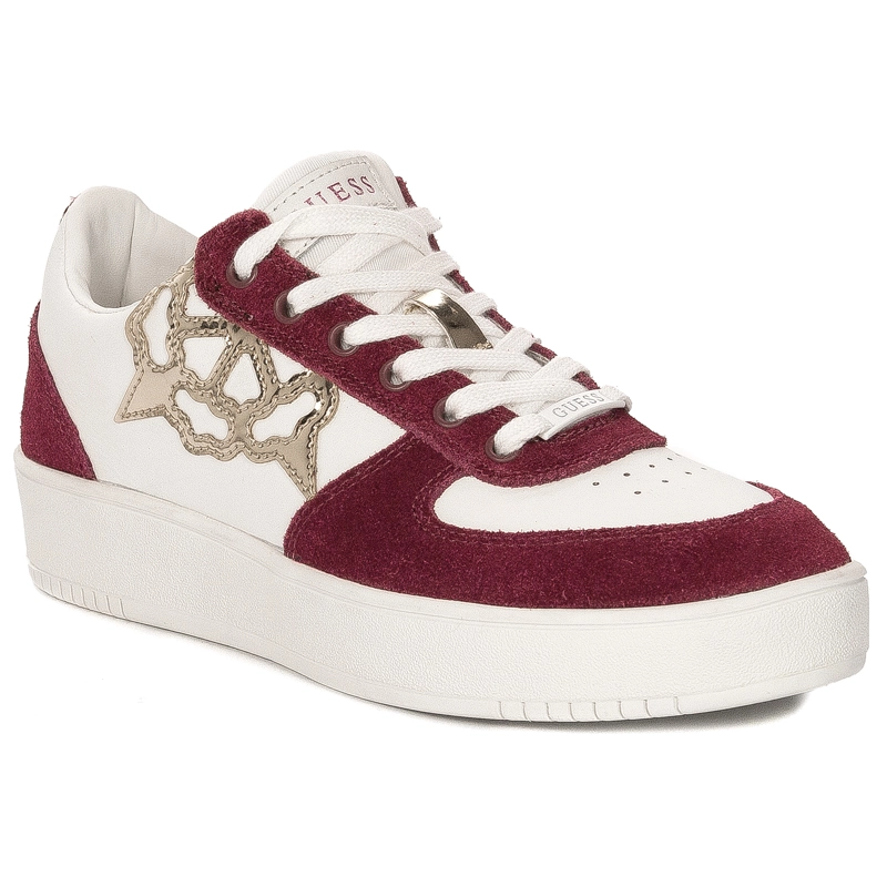 Guess Sneakersy damskie na platformie SIDNY BURGU