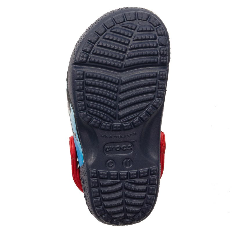 Crocs Children Slides Navy Avengers Patch