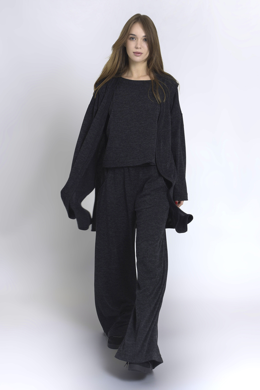 Maciejka Women's knitted smock Emma Graphite