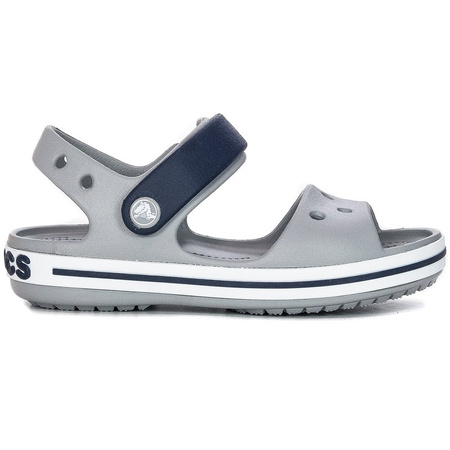 Crocs Sandały dziecięce Crocband Sandal Light Grey Navy