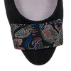 Sergio Leone PB149 MIC Black + Flowers Low Shoes