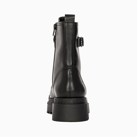 Liu Jo Botki Trzewiki Damskie Na Platformie Black SF3037 P0102