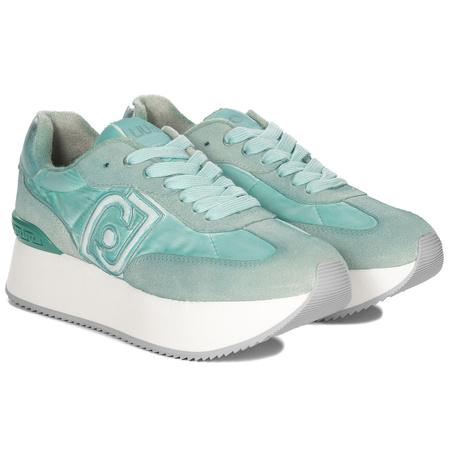 Liu Jo Sneakersy Damskie Na Platformie Turkusowe