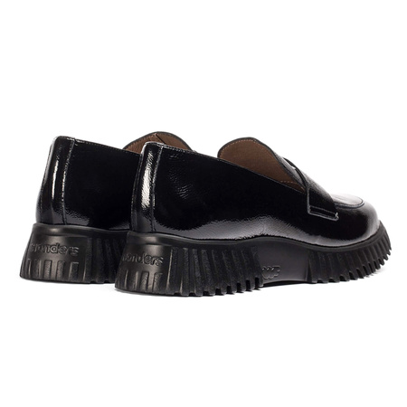 Wonders Women's Leather Half Shoes Lack I Negro