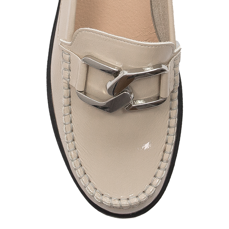 Sergio Leone Women's Beige loafers shoes