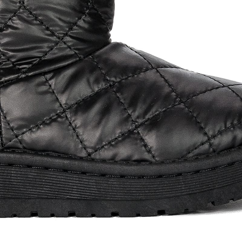 Big Star Śniegowce buty dziecięce chłopięce Black czarne