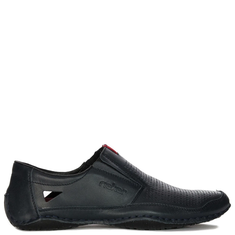 Rieker Men's blue slip-on low shoes