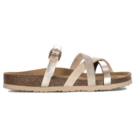 Dr. Brinkmann Women's Flip-Flops Gold