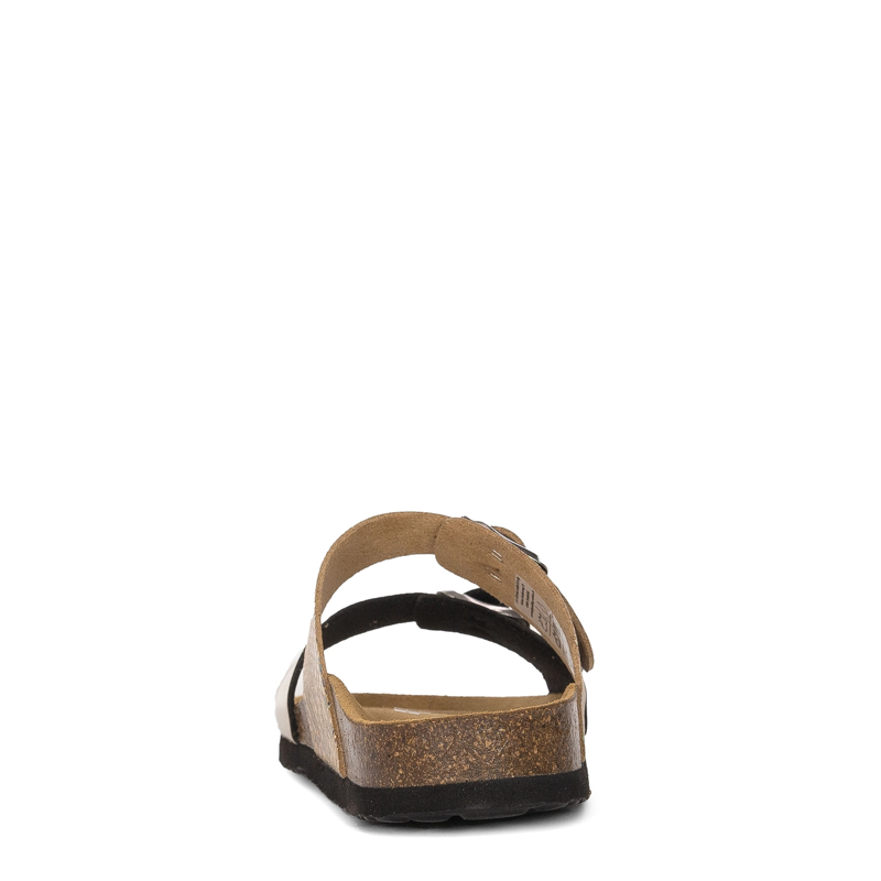 Dr. Brinkmann Wygodne Klapki Profilowane na Korku Złote Wielokolorowe 700067-82