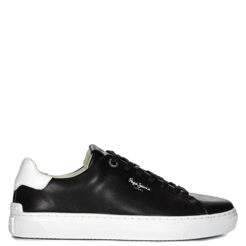 Pepe Jeans Sneakersy półbuty męskie Camden Basic M Black czarne