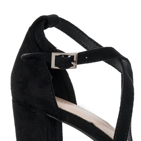 Sergio Leone women's Black MIC sandals