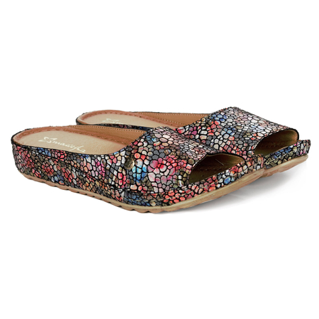 Maciejka Multicolor Women's Slides