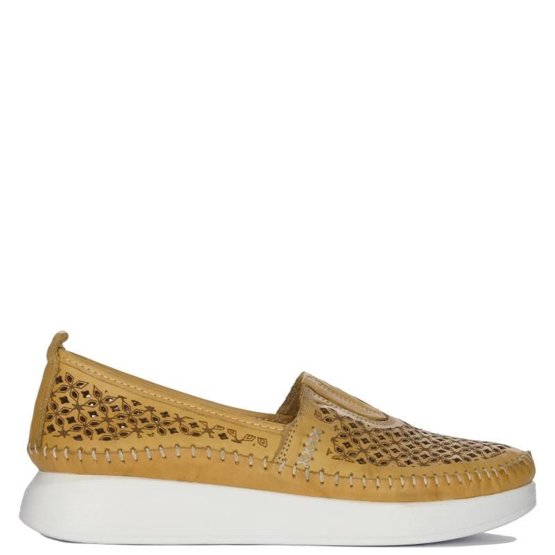 T.Sokolski Women's Yellow Flat Shoes