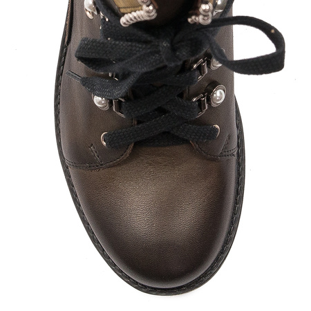Maciejka 3623A-24/00-5 Olive Lace-up Boots
