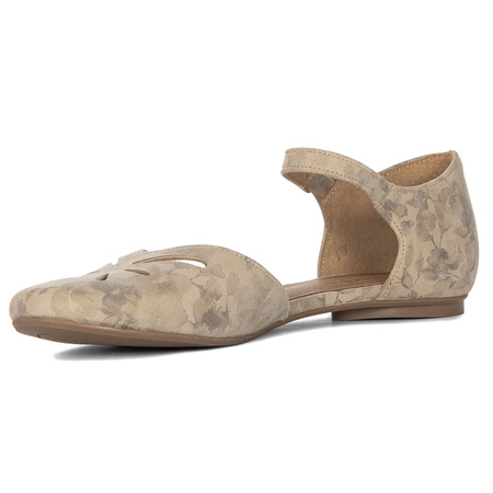 Maciejka Women's Leather Sandals Beige