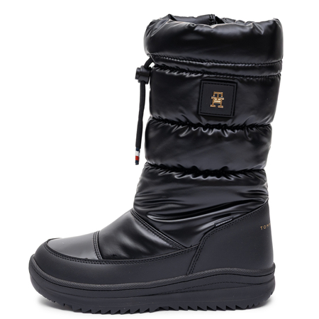 Tommy Hilfiger Waterproof Insulated Snow Boots Platform Black T3AC-35207