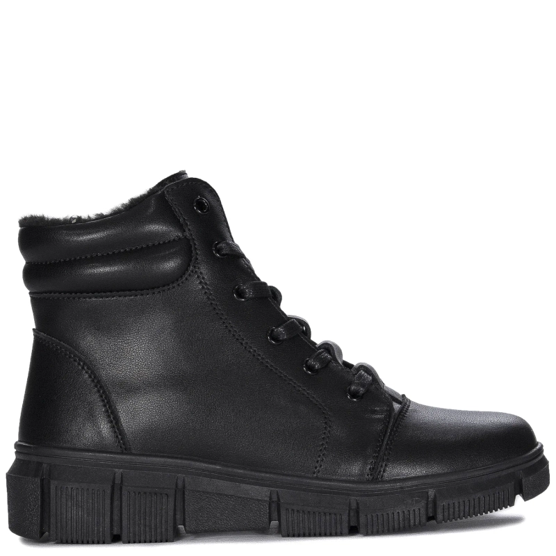 T.Sokolski Leather Women's Black Boots